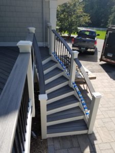 trex select railing with cocktail rail trex select railing with cocktail rail